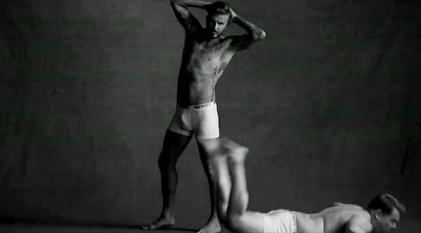 David Beckham and James Corden