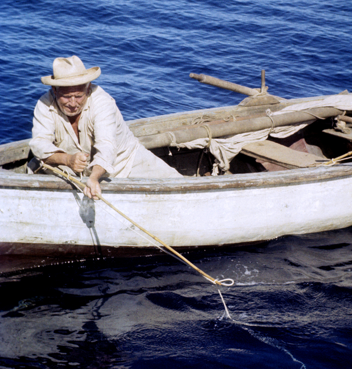 Съемки фильма «Старик и море»