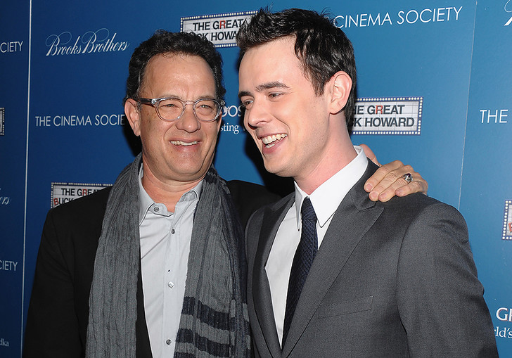 Том Хэнкс с сыном Колином