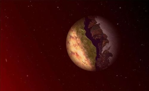 Заблокированная планета