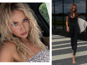 Леся Никитюк похвасталась стройным телом в облегающем комбинезоне и показала, как справляется с вейкбордом (фото)