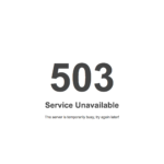 Service Unavailable