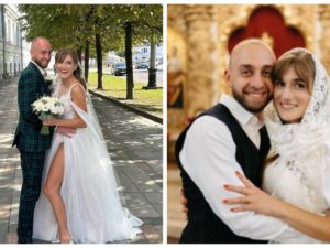 Звезда “МастерШеф” Даша Евтух после свадьбы показала фото с венчания: “А разве можно с голой спиной?”