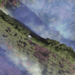 Игрок No Man’s Sky нашёл планету с острыми горами и пропастями до уровня воды