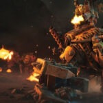 Конфликт между варбоссами и разные юниты в превью и геймплее кампании орков Warhammer 40,000: Dawn of War 4