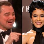 Тейана Тейлор рассказала, что говорил Леонардо Ди Каприо в клипе на «Золотой глобус»: «Он поймал меня за джемом»