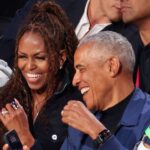 Барак и Мишель Обама устроили свидание, к которому присоединилась дочь Саша, на Матче всех звезд НБА