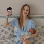 36-летняя звезда сериала “Крепостная” Анна Сагайдачная в третий раз стала мамой