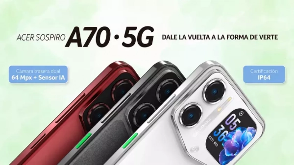 Смартфон Acer Sospiro A70 с двумя экранами